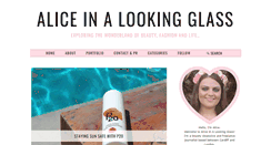 Desktop Screenshot of aliceinalookingglass.com