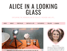 Tablet Screenshot of aliceinalookingglass.com